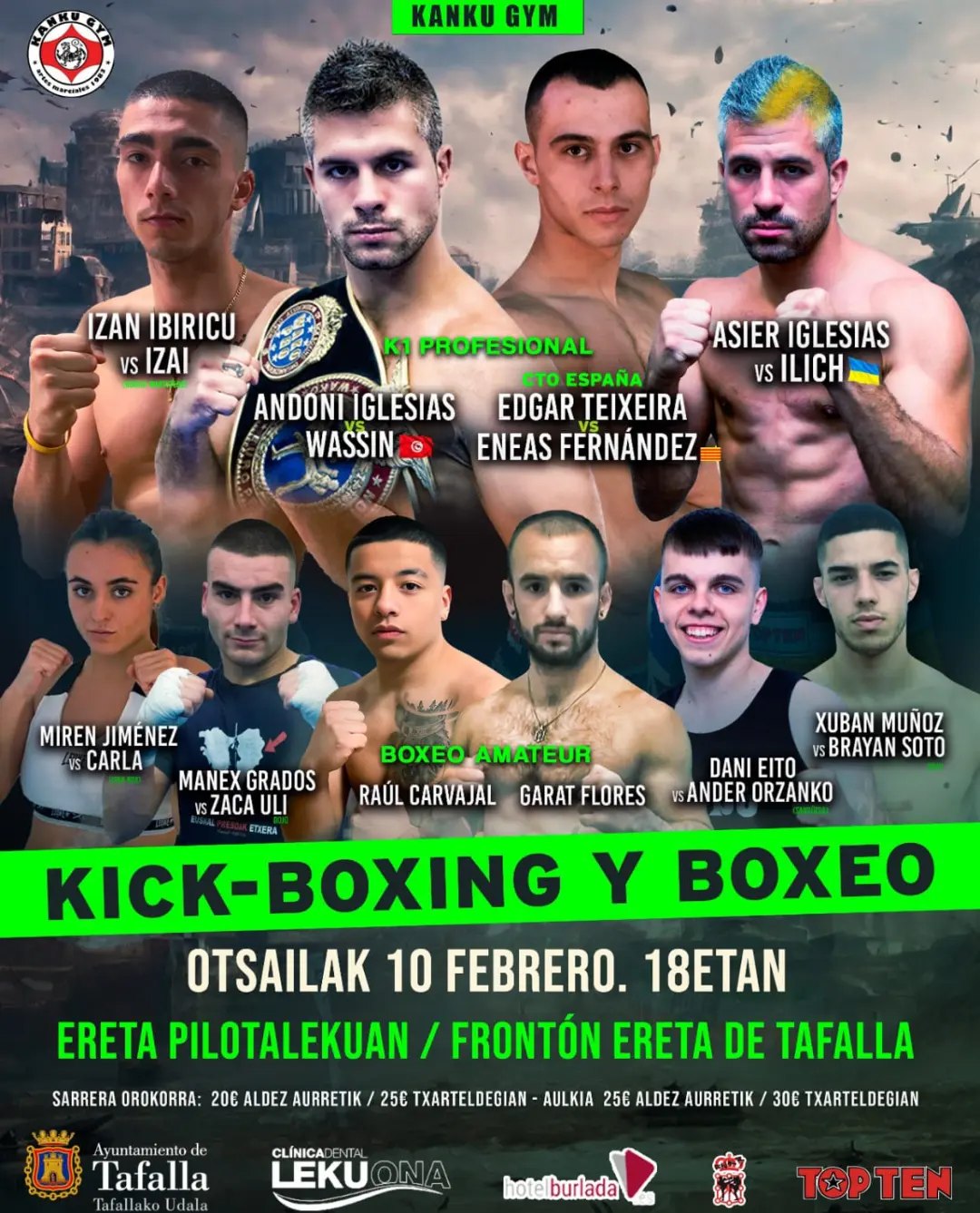 El espect&aacute;culo est&aacute; servido en la velada de Tafalla del pr&oacute;ximo 10 de febrero